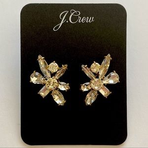 J. Crew Gem Burst Stud Earrings NWT